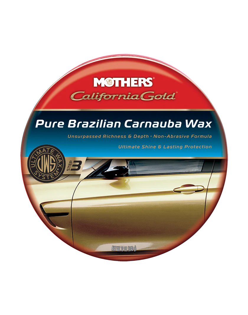 Mothers 05550 California Gold Pure Brazilian Carnauba Wax Paste 12Oz - Image 1