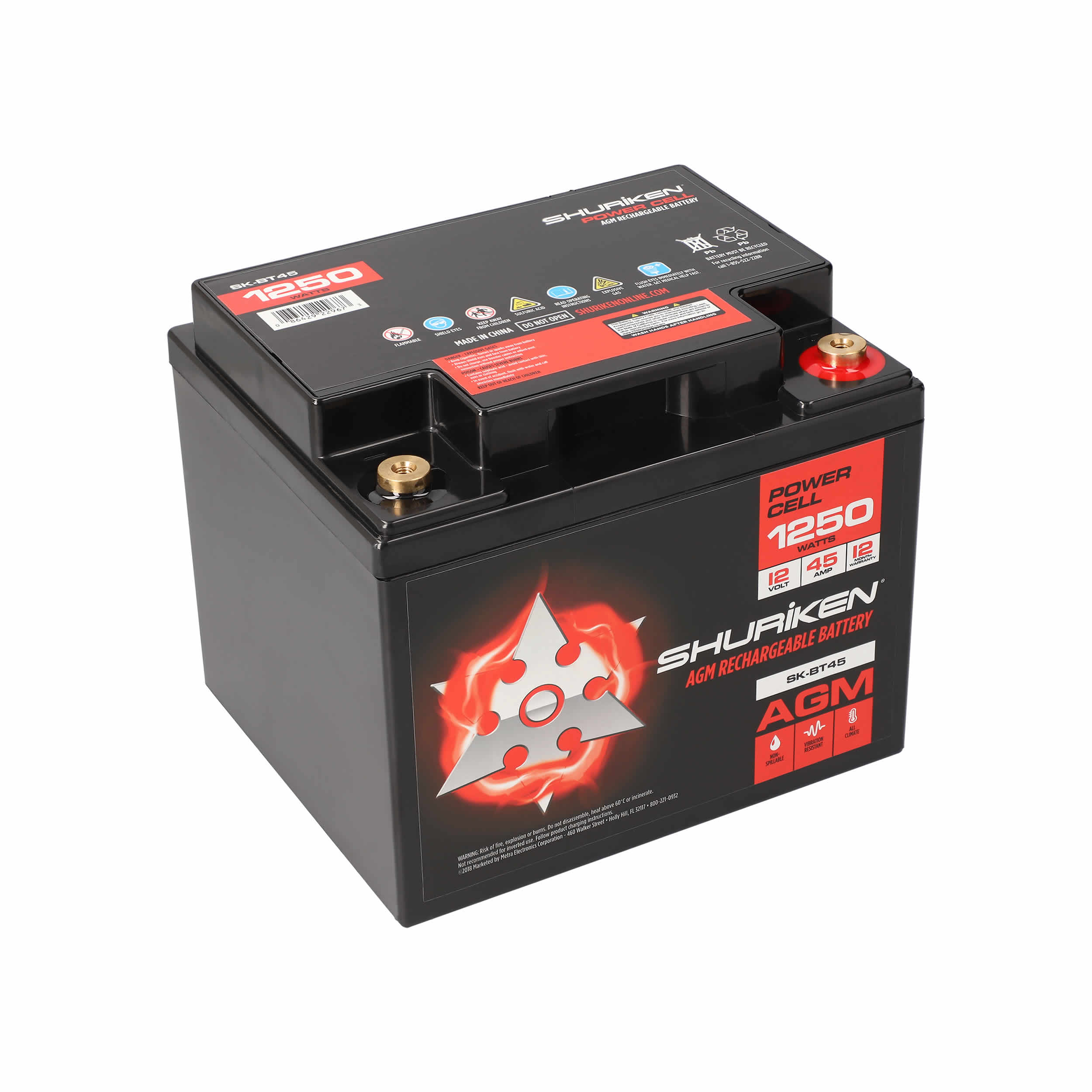 Shuriken High-Performance Batteries Metra Electronics SK-BT45 - Image 1